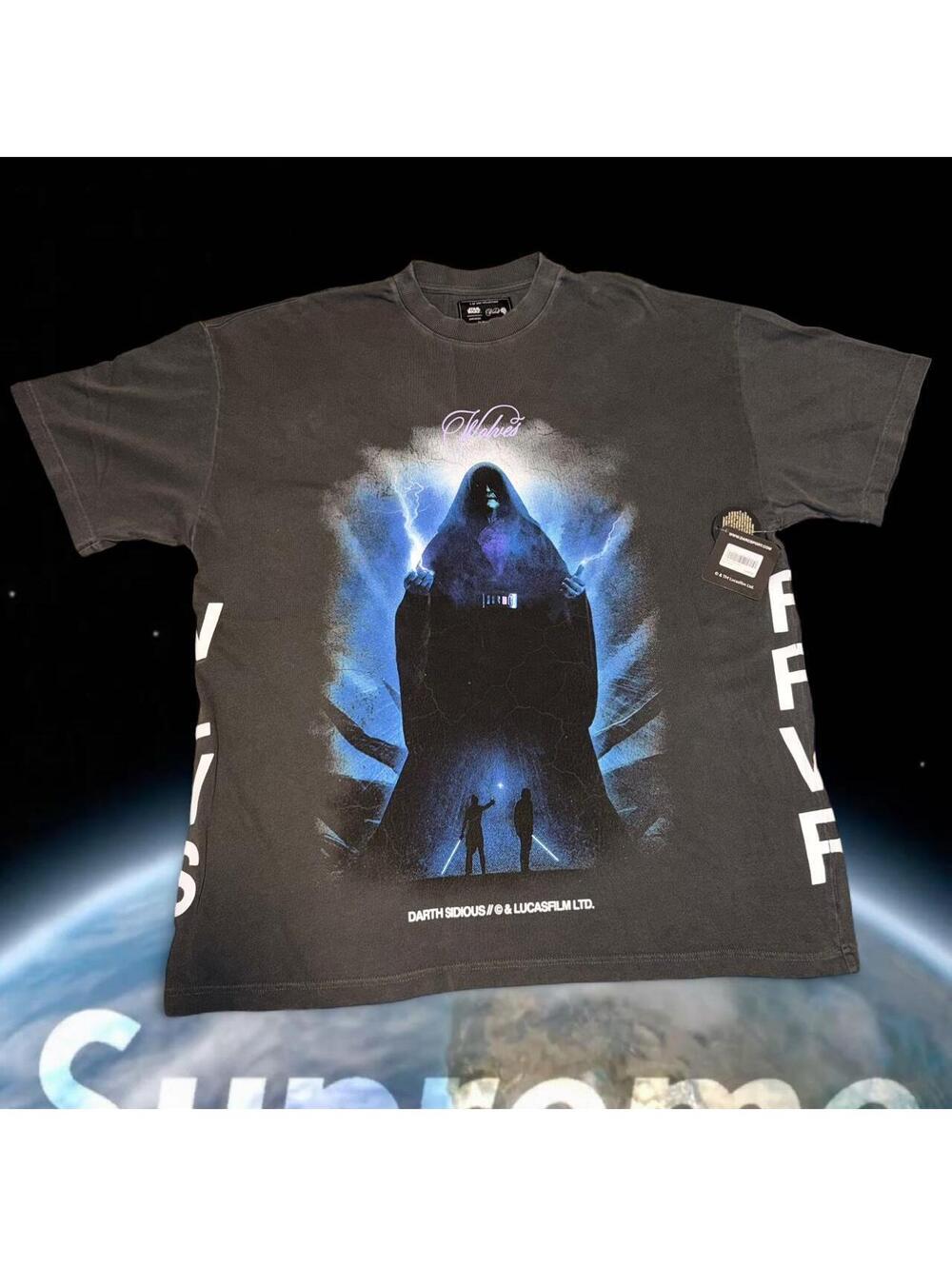 Darc Sport x Star Wars “Sith Lord” 1 OF 500 Premium Tee in Wolf Gray